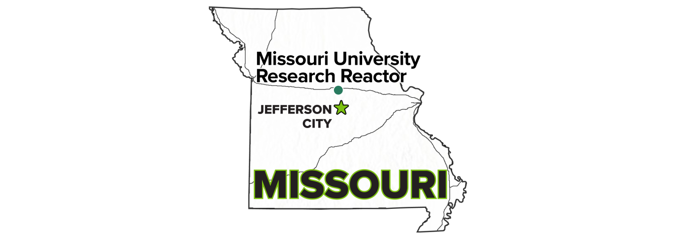 Missouri University Research Reactor (MURR), Missouri, Site map.