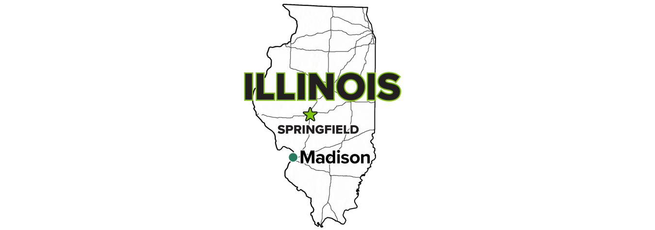 Madison, Illinois, Site map.