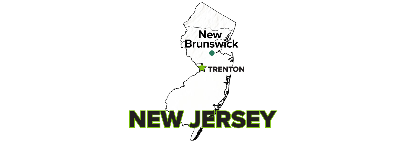 New Brunswick, New Jersey, Site map.