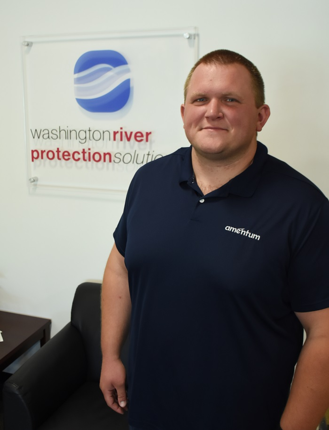 Industrial hygienist Zackary Way, with Hanford Site contractor Washington River Protection Solutions, led a team identifying chemical filter cartridges that protect tank farm workers from the hazards of chemical tank vapors.