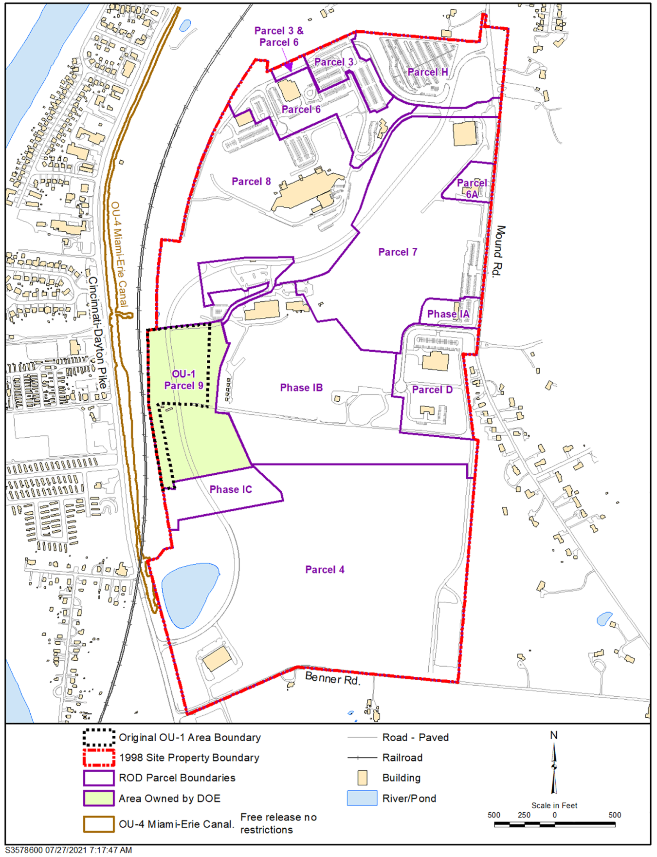 Mound, Ohio, Site Record of Decision (ROD) Boundaries