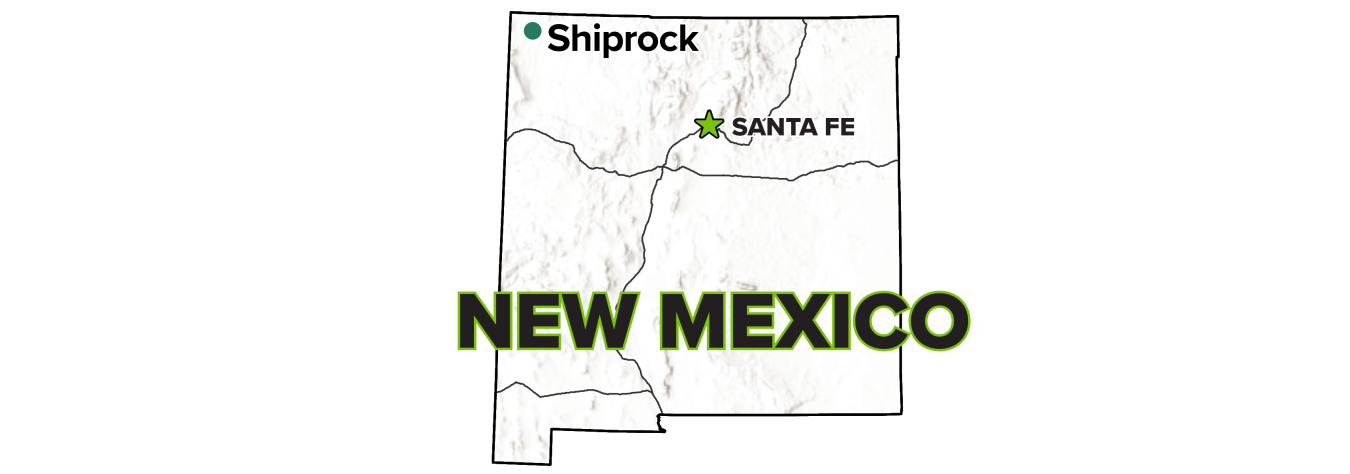 Shiprock, New Mexico, Disposal Site map.