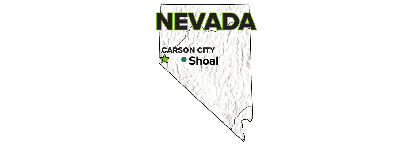 Shoal, Nevada, Site map.