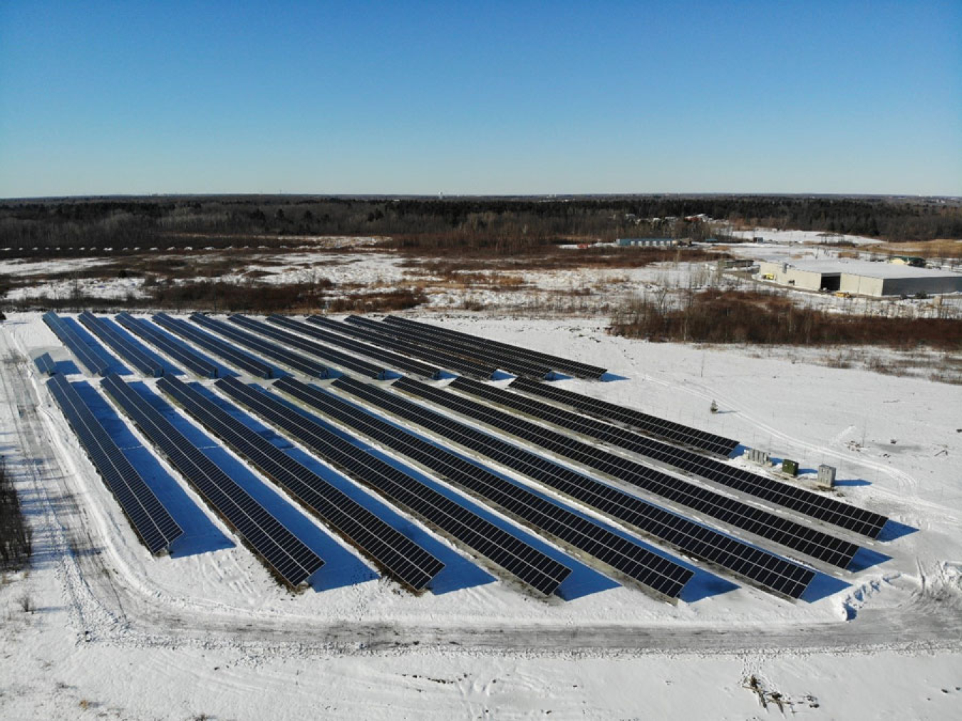 Solar farm in New York