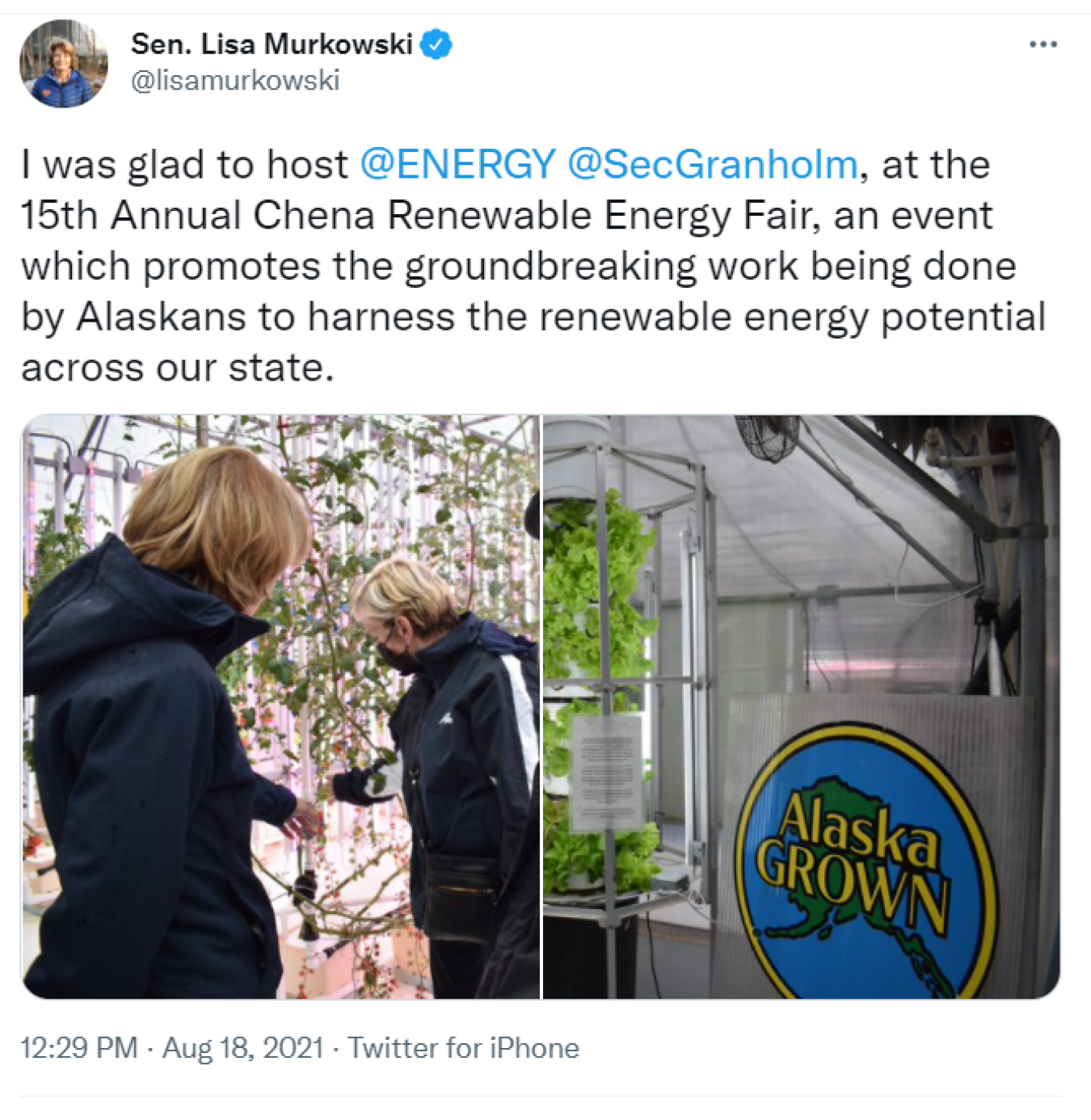Sen. Lisa Murkowski