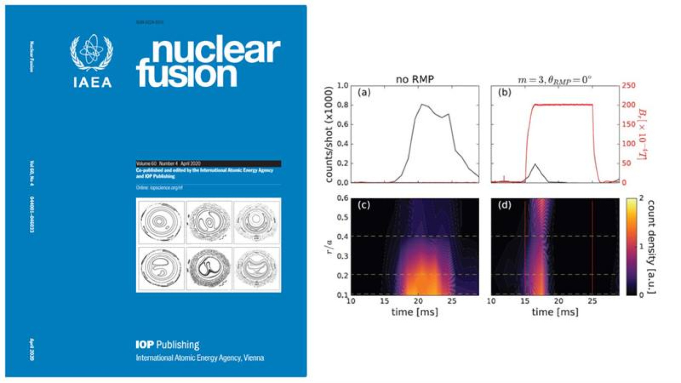 Computational modeling of chaos in magnetic field lines explains measurements showing that runaway electrons can be suppressed in a tokamak fusion plasma when operators apply a magnetic field perturbation.