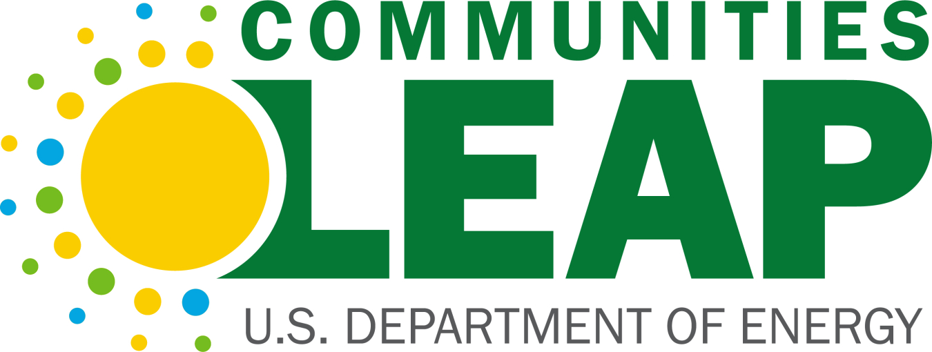 Communities LEAP logo, US Department of Energy