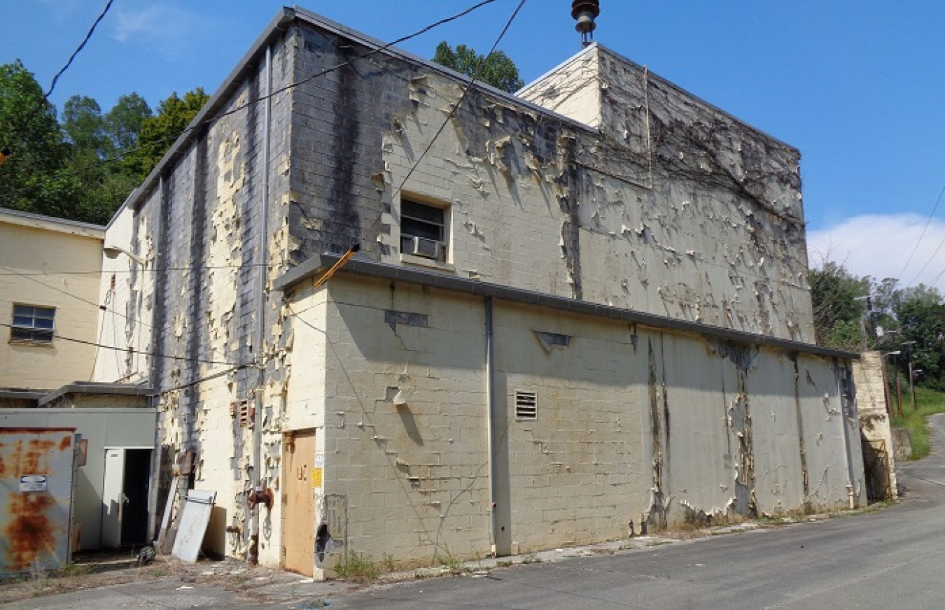 An exterior view of the Old Criticality Experiment Laboratory at the Y-12 National Security Complex. It was built in 1949 and was home to more than 9,700 experiments from 1950 until 1961. The building has been closed since 1992.