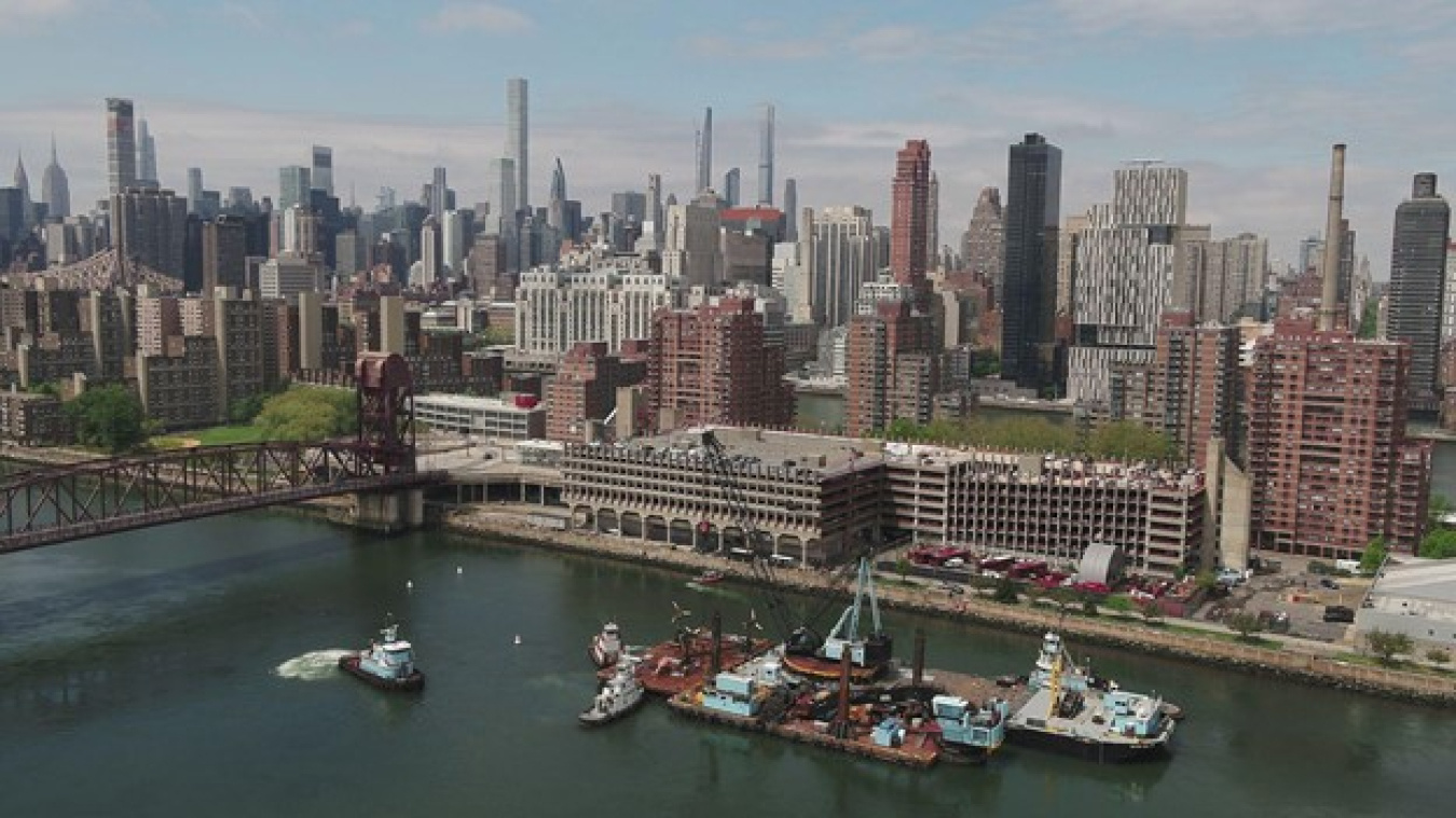 Verdant launch on the NYC East River.