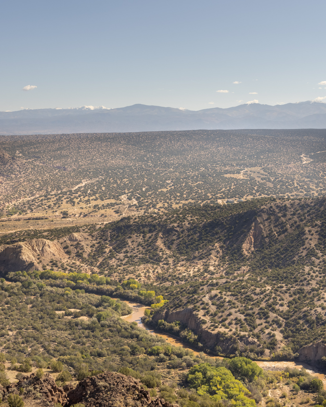 A view of the Rio Grande in White Rock Canyon