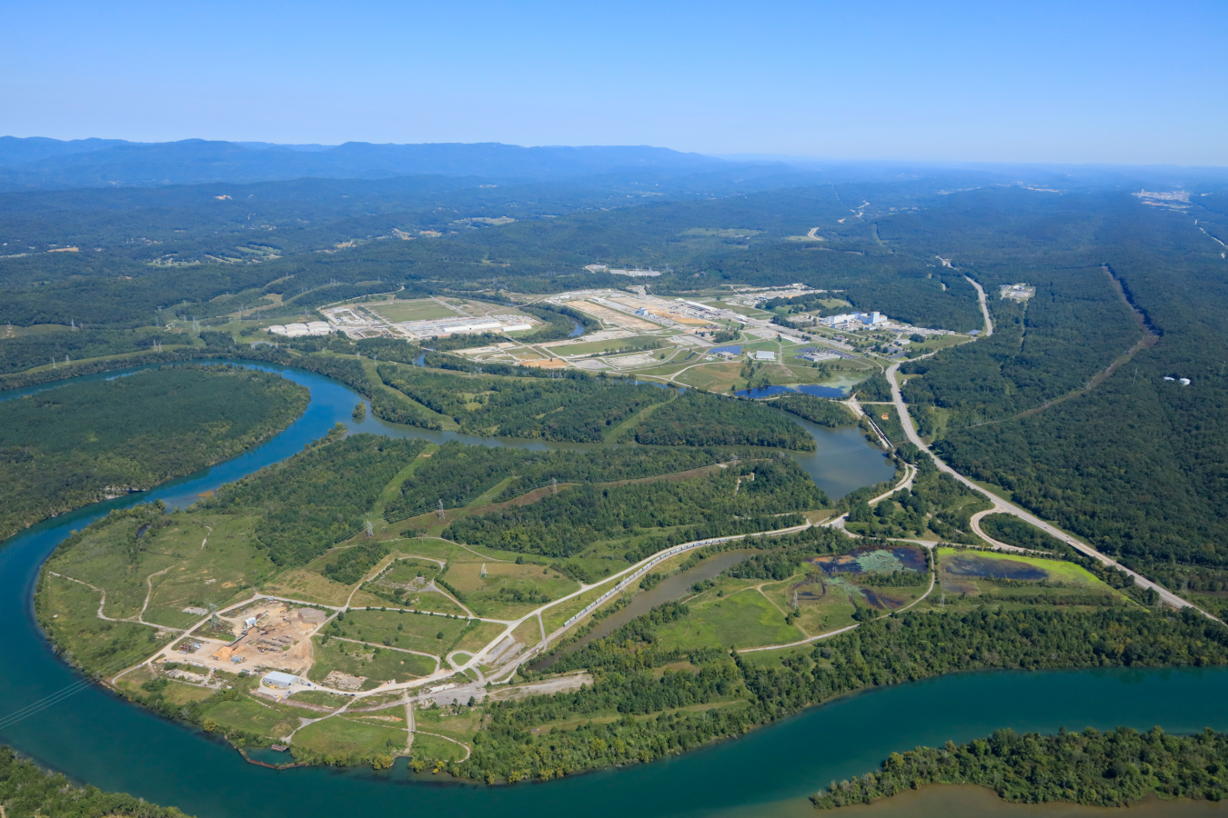 Aerial view of Oak Ridge site