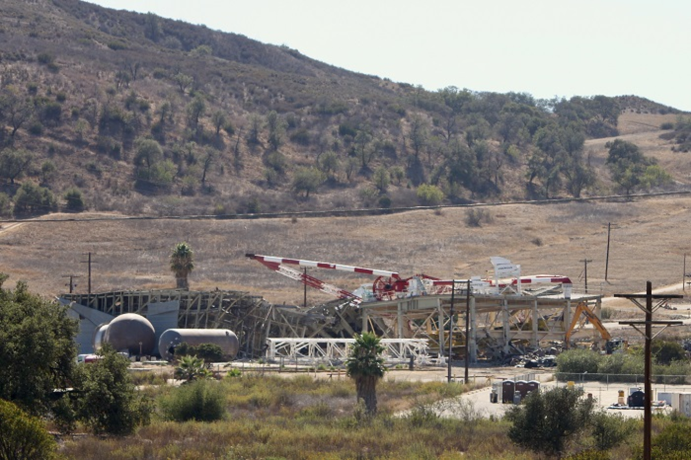 The site of the Sodium Pump Test Facility at the Energy Technology Engineering Center after demolition.