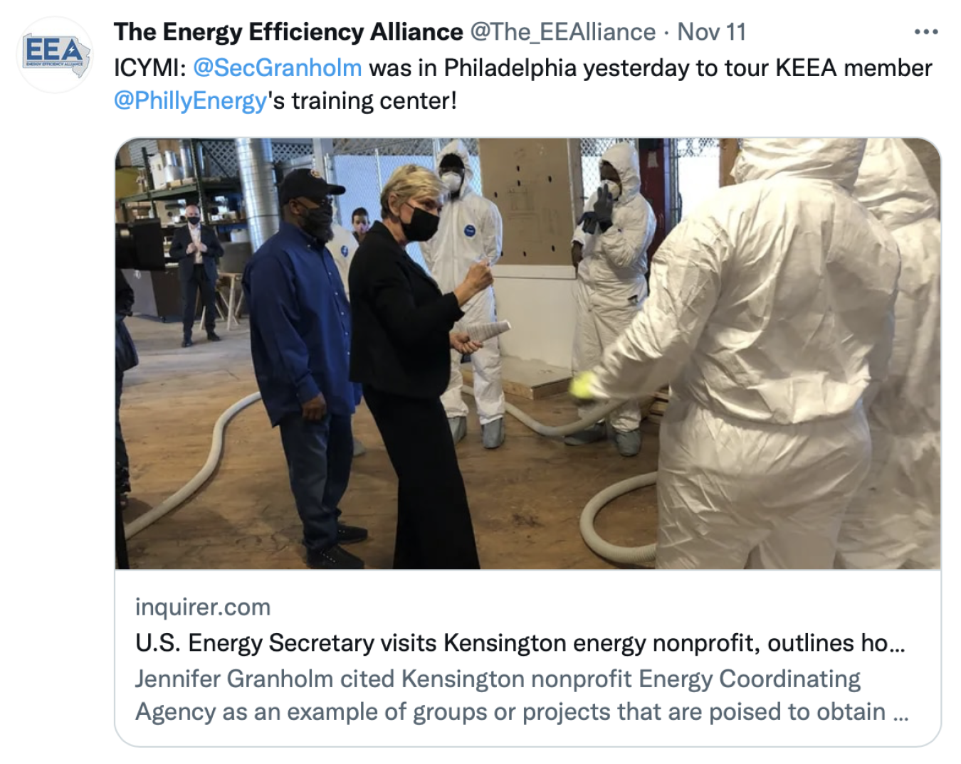 EEA - Secretary Granholm