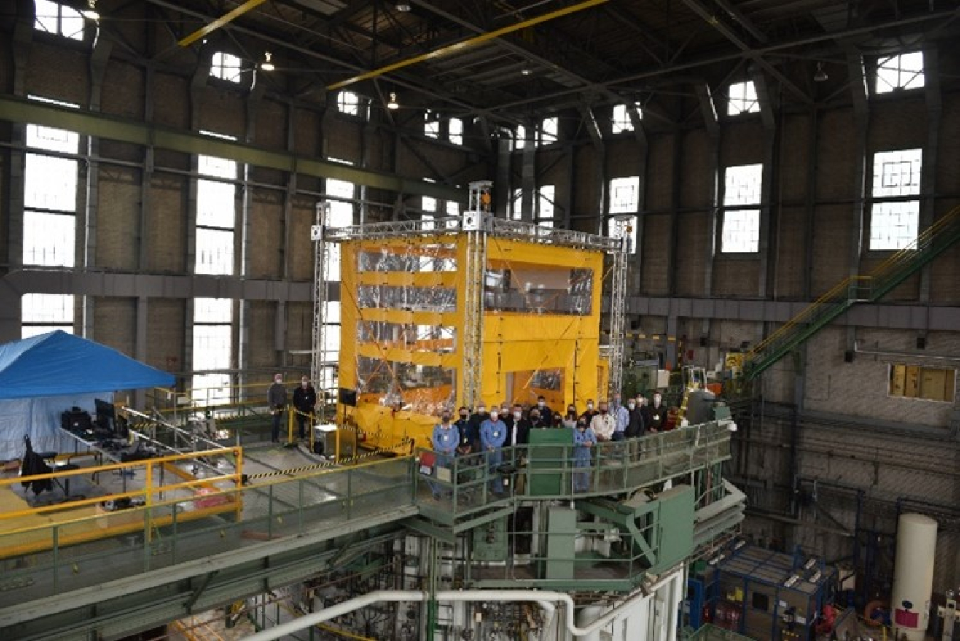 Team members from NNSA’s Plutonium Verification Team and Canadian Nuclear Laboratories the National Research Experimental Reactor. 