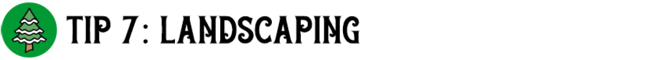 Landscaping banner