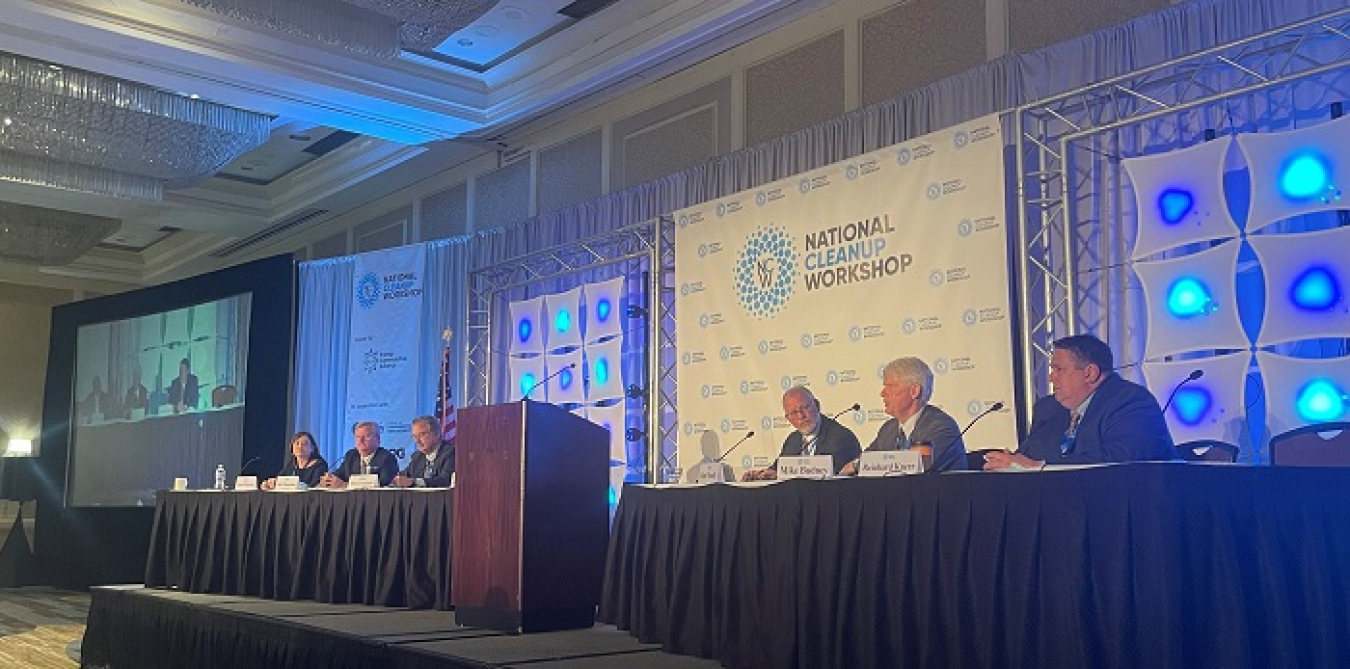 EM field office managers took part in a roundtable discussion during the 2021 National Cleanup Workshop in which they shared how EM maintained cleanup progress over the past two years despite challenges related to the COVID-19 pandemic.