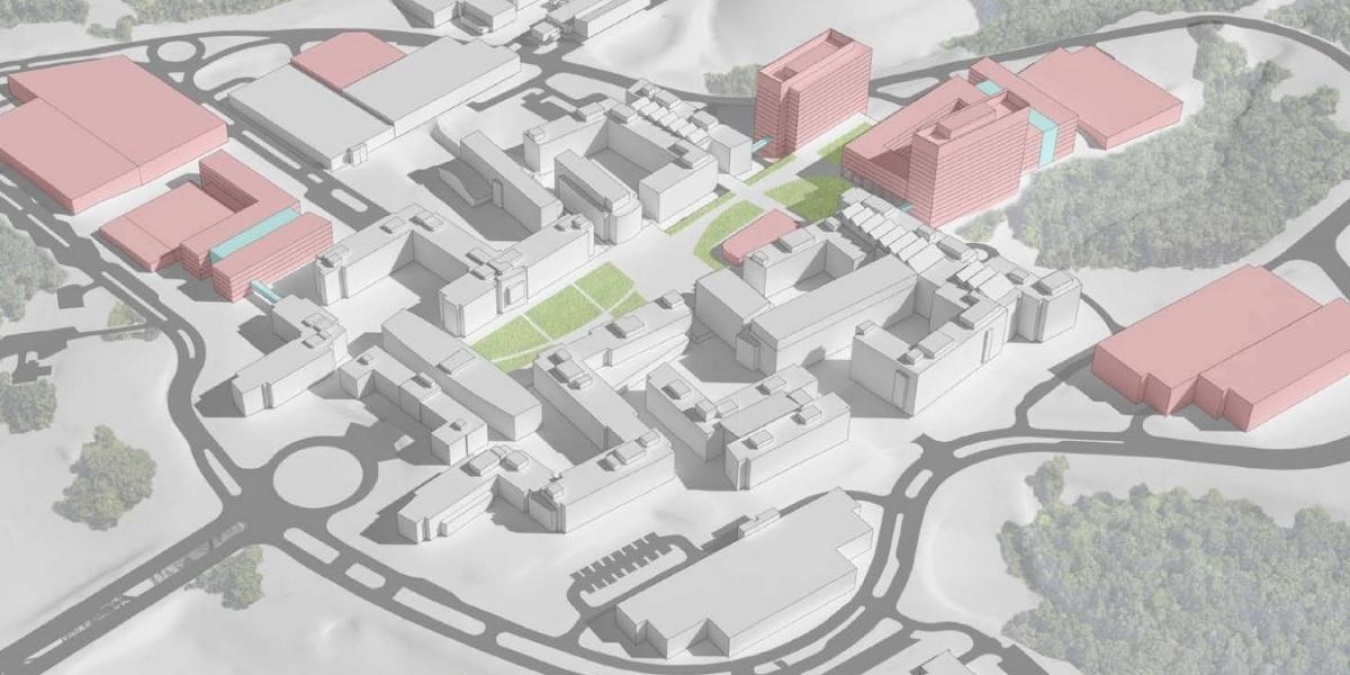 Model of a microgrid from above