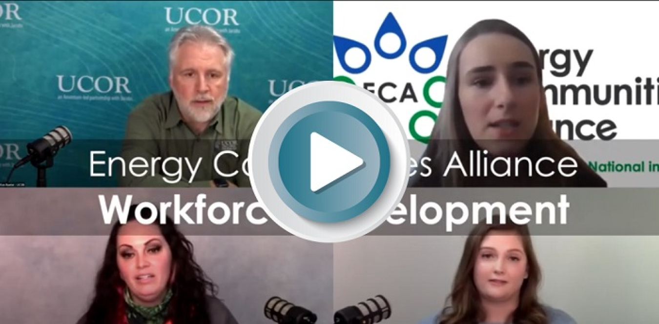 View this video to learn more about UCOR’s virtual presentation to the Energy Communities Alliance and its partnerships and programs that help prepare the next-generation workforce at Oak Ridge.