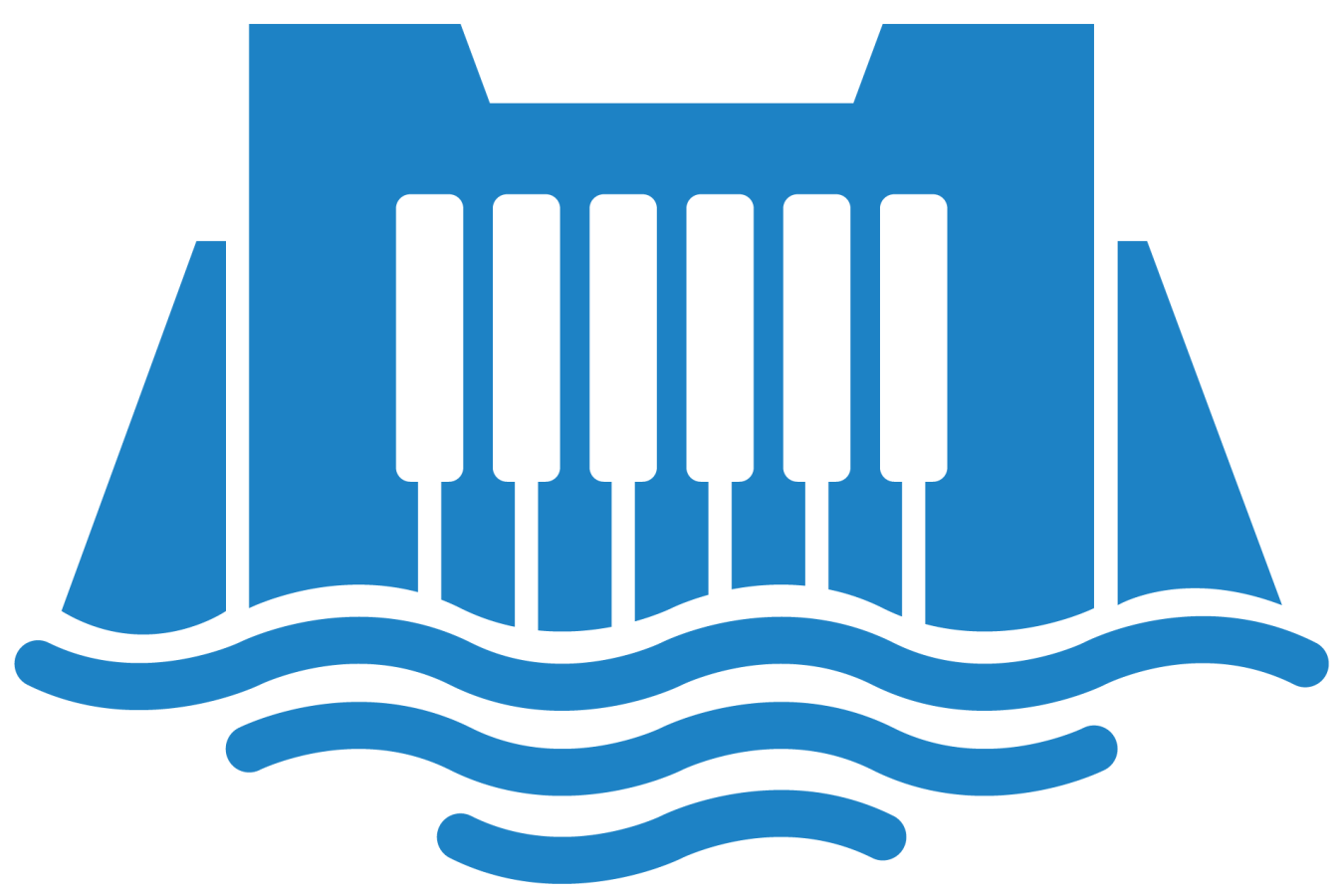 Illustrated icon for Hydropower Energy.