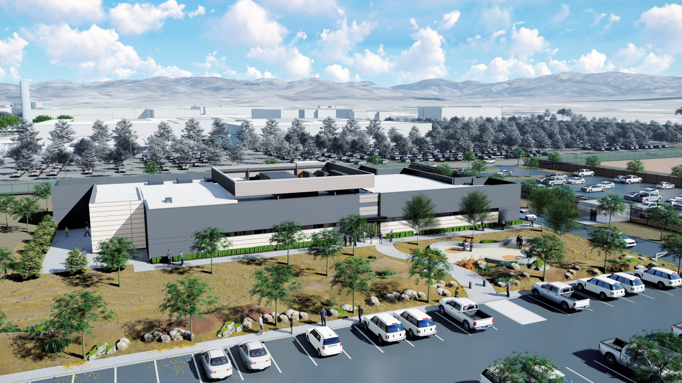 An artist’s rendering of the Emergency Operations Center at Lawrence Livermore National Laboratory.
