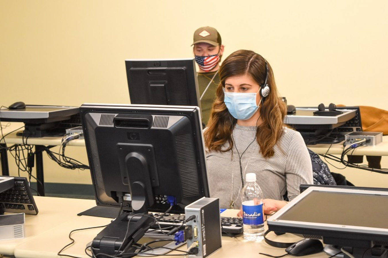 Bernice Bunker & Justin Korenkiewicz are two recently hired of approximately 50 laboratory & radiological technicians Bechtel National, Inc. plans to hire and train this year to prepare the Hanford Site's Analytical Laboratory for cold commissioning.