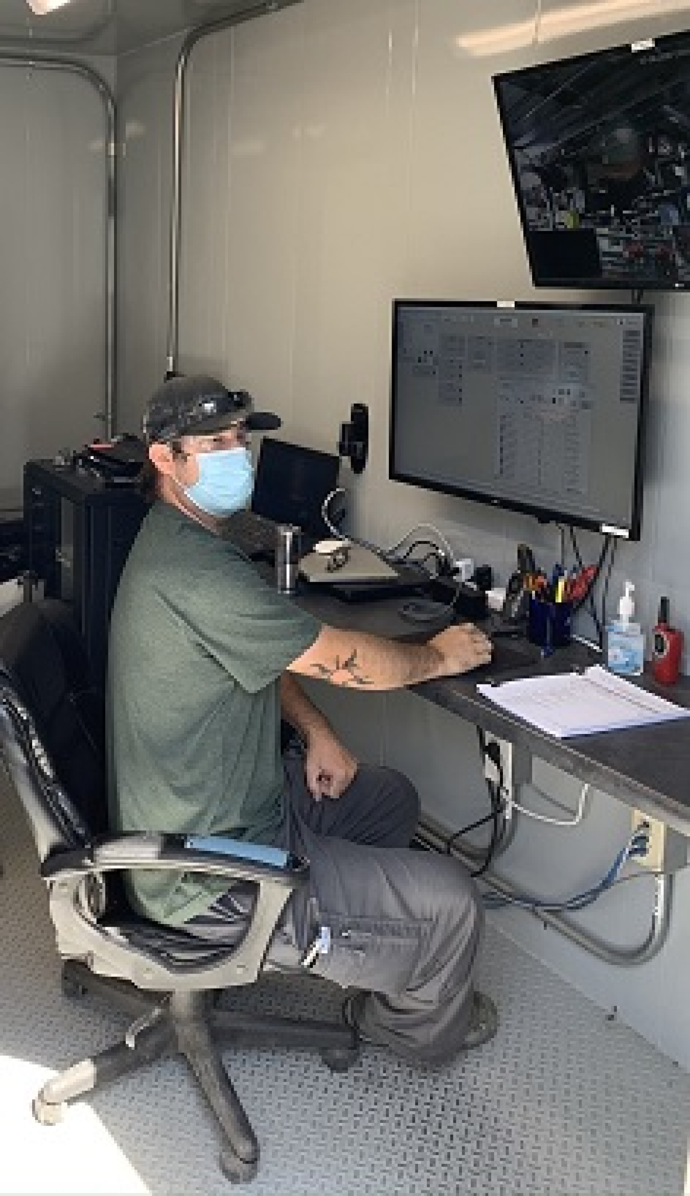 Nuclear chemical operator Brian Ennen is training to support 24/7 operations of Hanford’s Tank-Side Cesium Removal system.