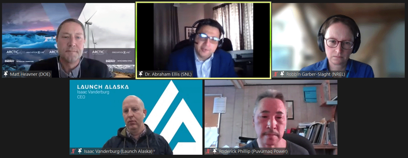 Speakers at the January ArcticX virtual event.