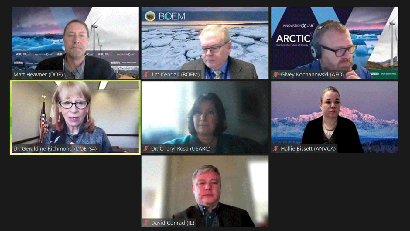 Speakers at the January ArcticX virtual event.