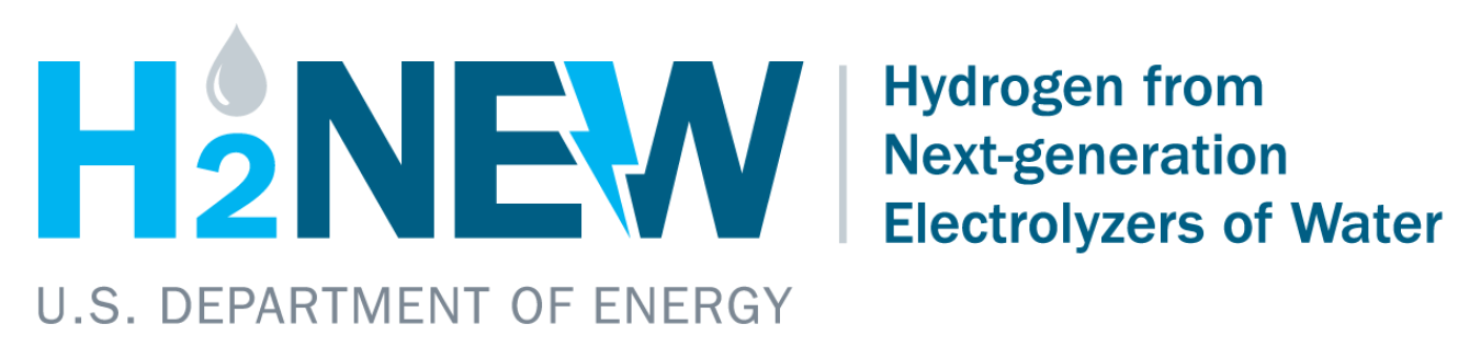 H2NEW: Hydrogen from Next-generation Electrolyzers of Water logo