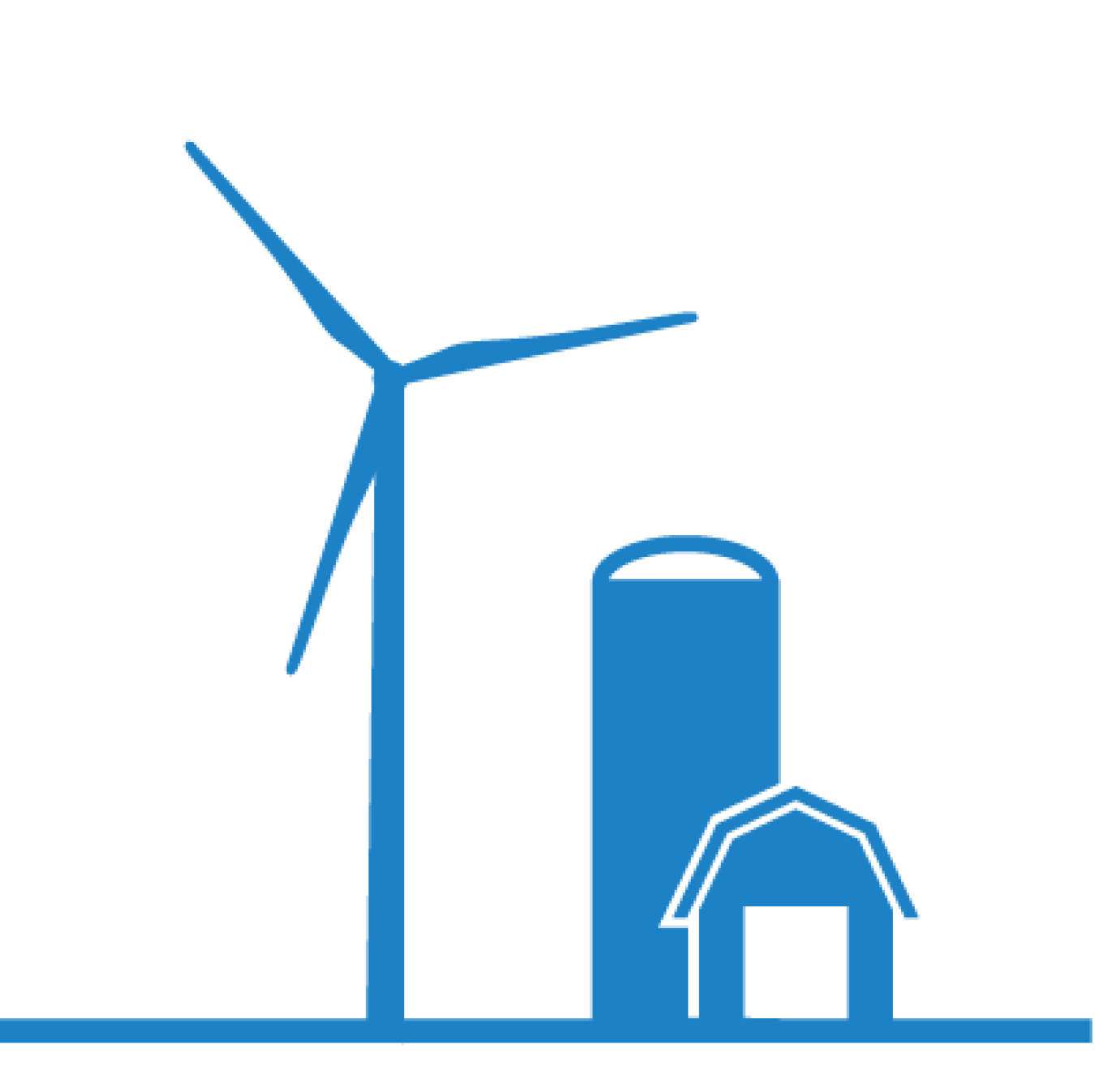 Icon for distributed wind.