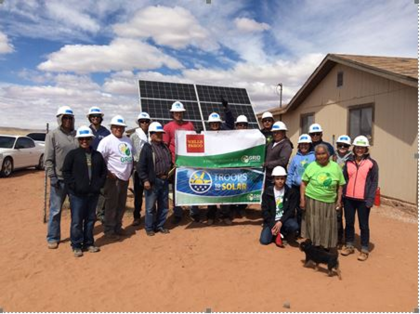 Tribal Program staff and trainees pose for a group shot.