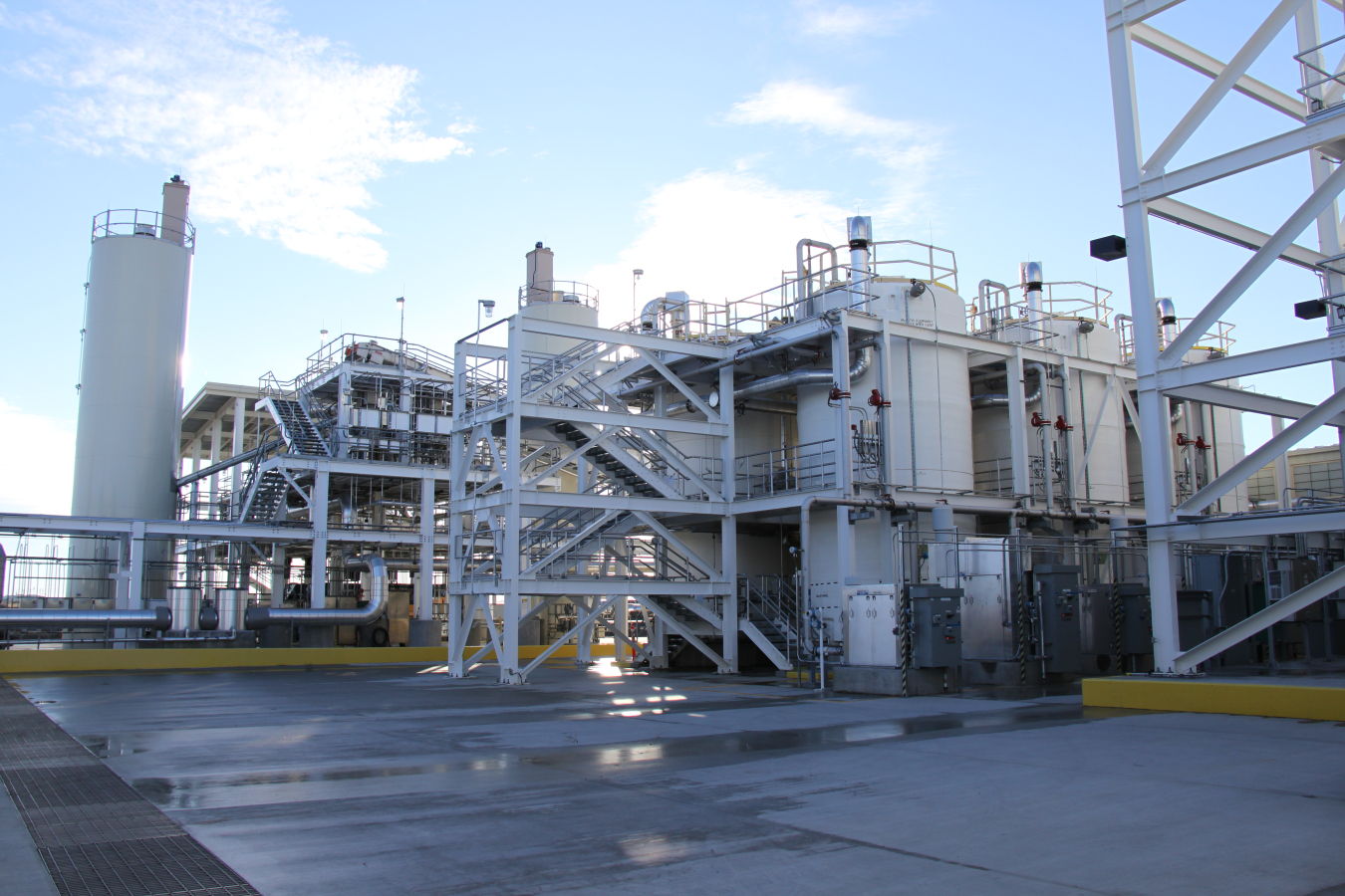 For the seventh year in a row, the Department met its annual goal of treating more than 2 billion gallons of groundwater to remove contamination, in facilities like this one, in the 200 West Area of the Hanford Site.