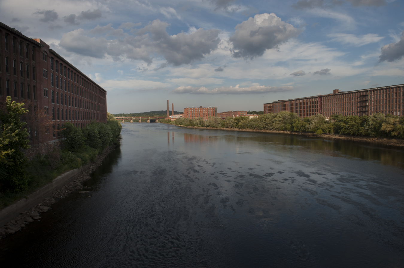 A photo of downtown Lawrence, MA