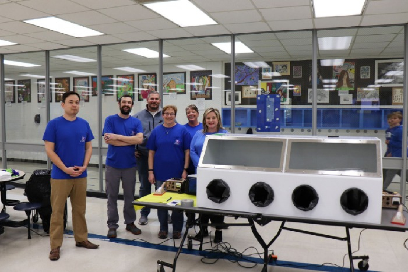 Isotek employees volunteer to support student learning at Jefferson Middle School’s annual Science, Technology, Engineering, and Mathematics (STEM) Night.