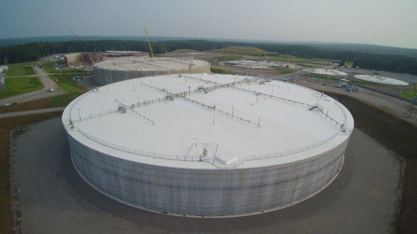 EM's requested budget for fiscal year 2023 will enable continued progress on treating liquid waste, carrying out deactivation and decommissioning activities that lead to skyline changes, and driving down risk throughout the EM complex. Shown is Saltstone Disposal Unit 7, a key part of the liquid waste mission at the Savannah River Site.