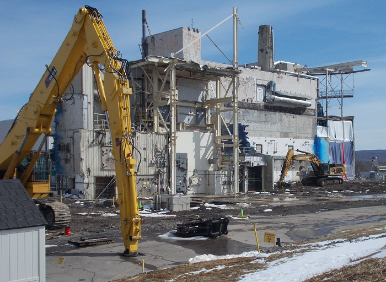 EM's fiscal year 2023 budget proposal would support demolition of the Main Plant Process Building at the West Valley Demonstration Project in New York. 