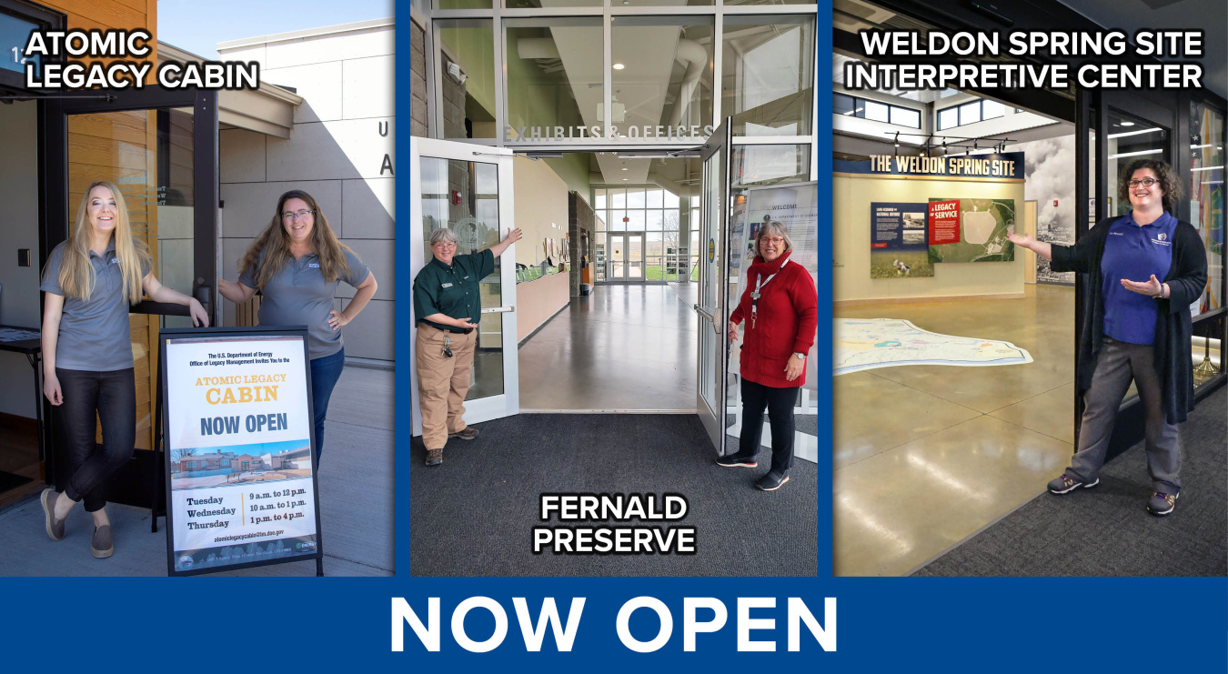 Interpretive Centers Now Open