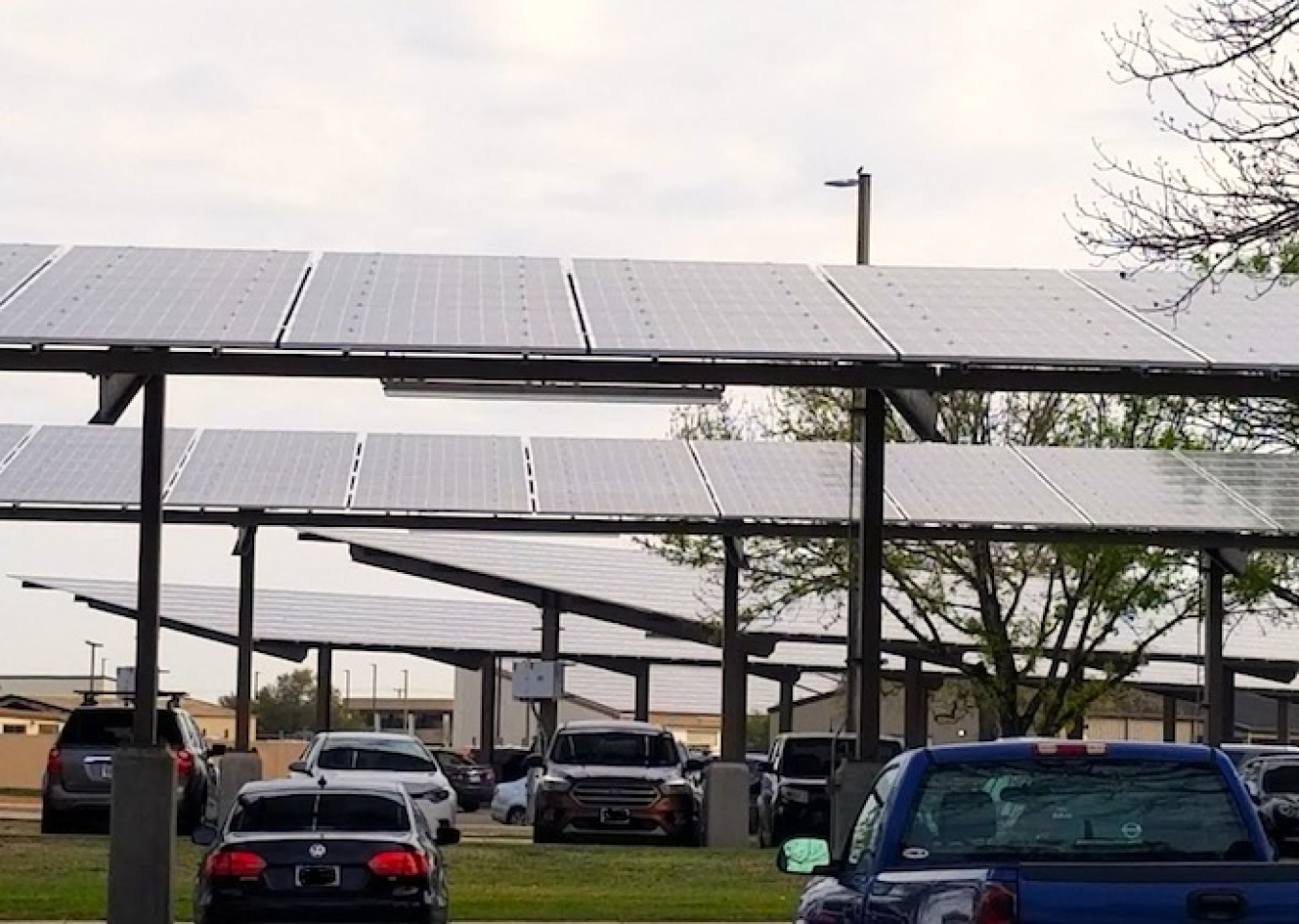 Carport solar photovoltaic system 