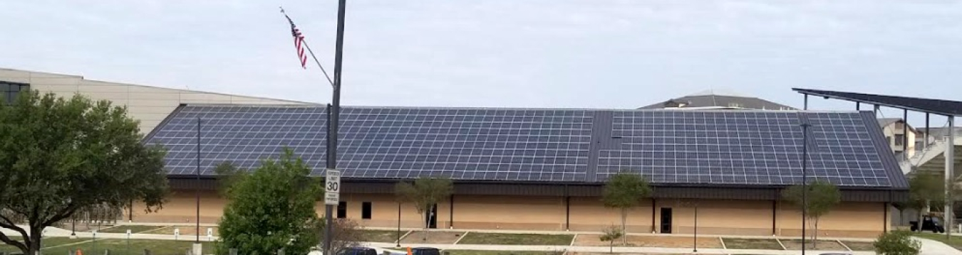 Roof array at Joint Base San Antonio