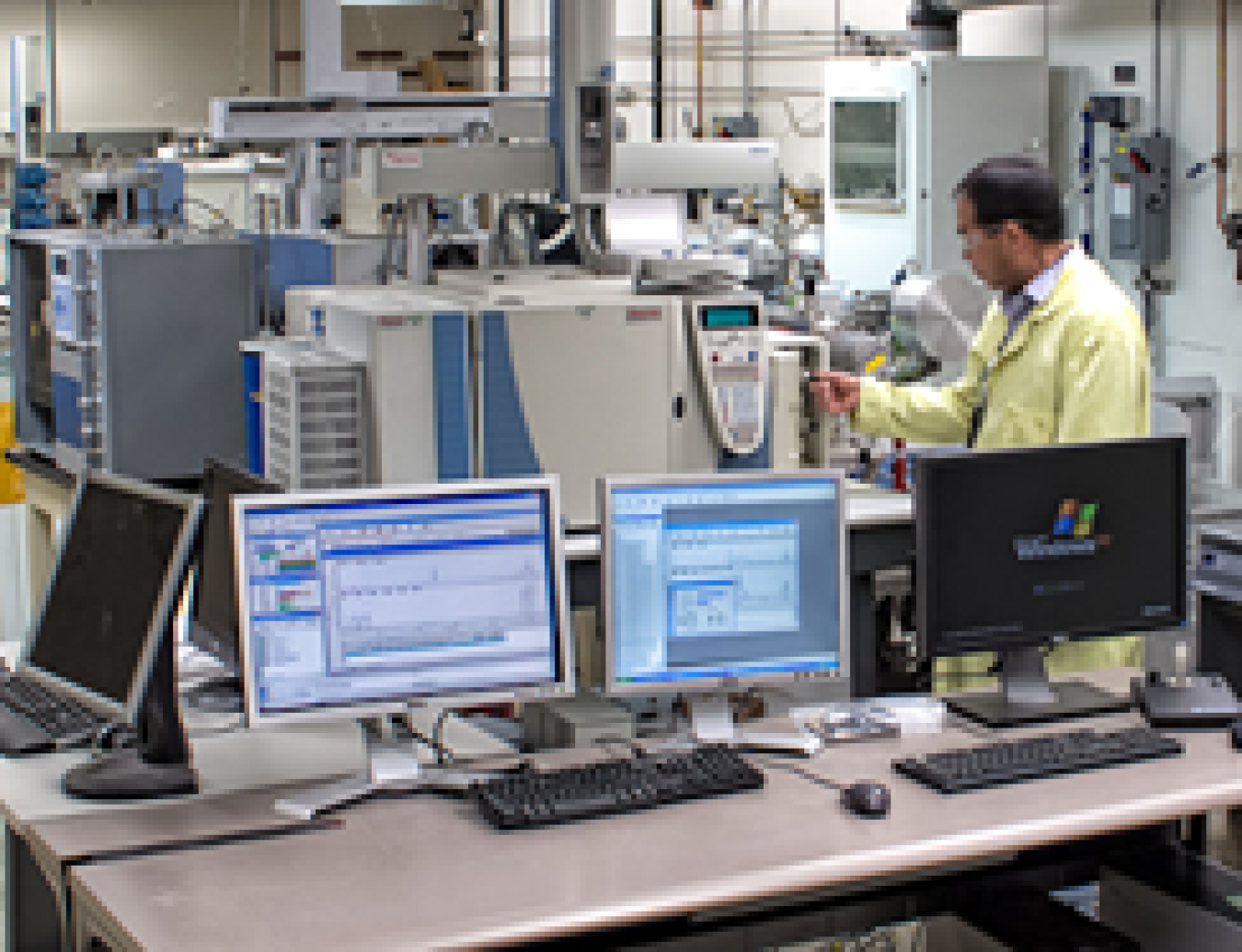 Stable isotope facility at Los Alamos National Laboratory, equipped with Finnigan MAT 253 and Thermo Delta V mass spectrometers. 