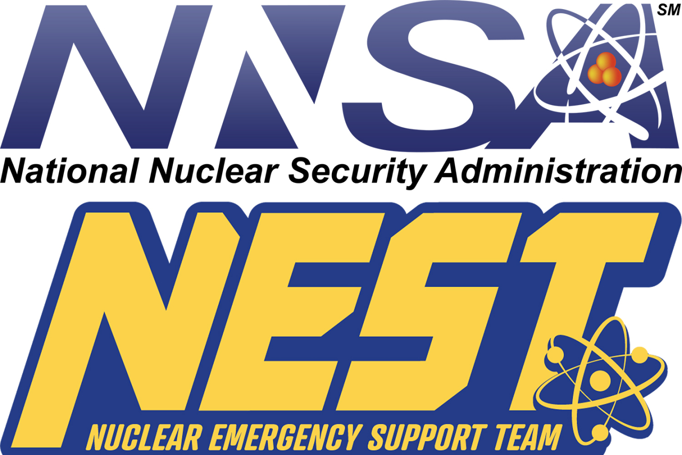 Logos of the National Nuclear Security Administration and the Nuclear Emergency Support Team