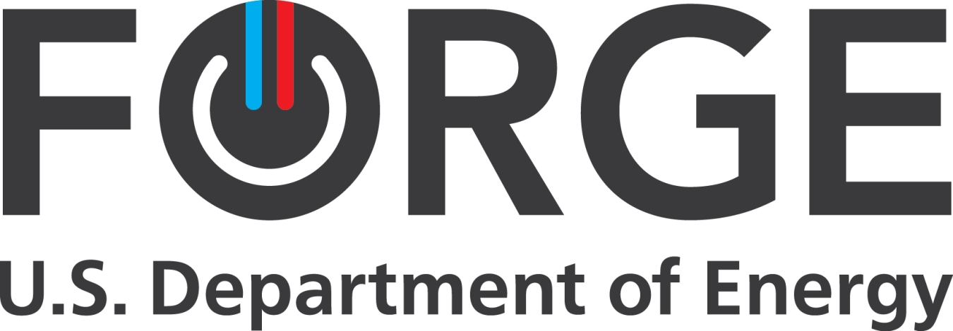 U.S. Department of Energy’s FORGE logo on a white background