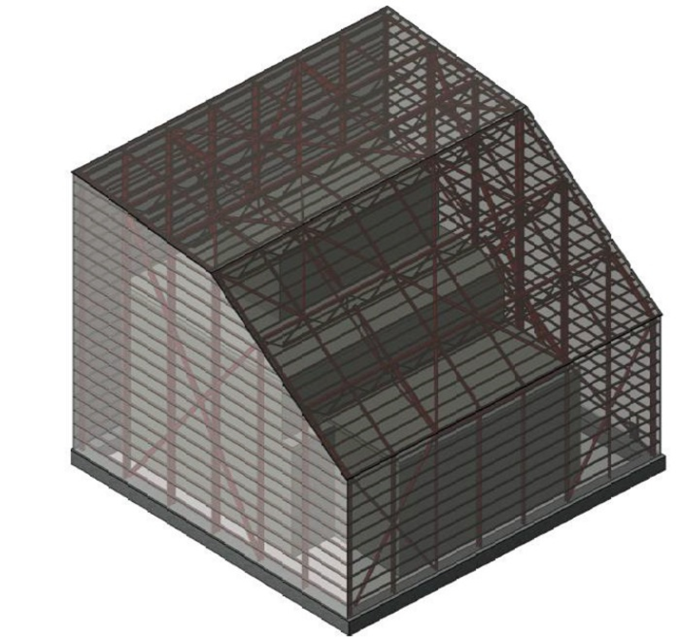 An artist’s rendition of the K East Reactor safe-storage enclosure. K East will be the seventh former reactor at the Hanford Site to be placed in interim safe storage.