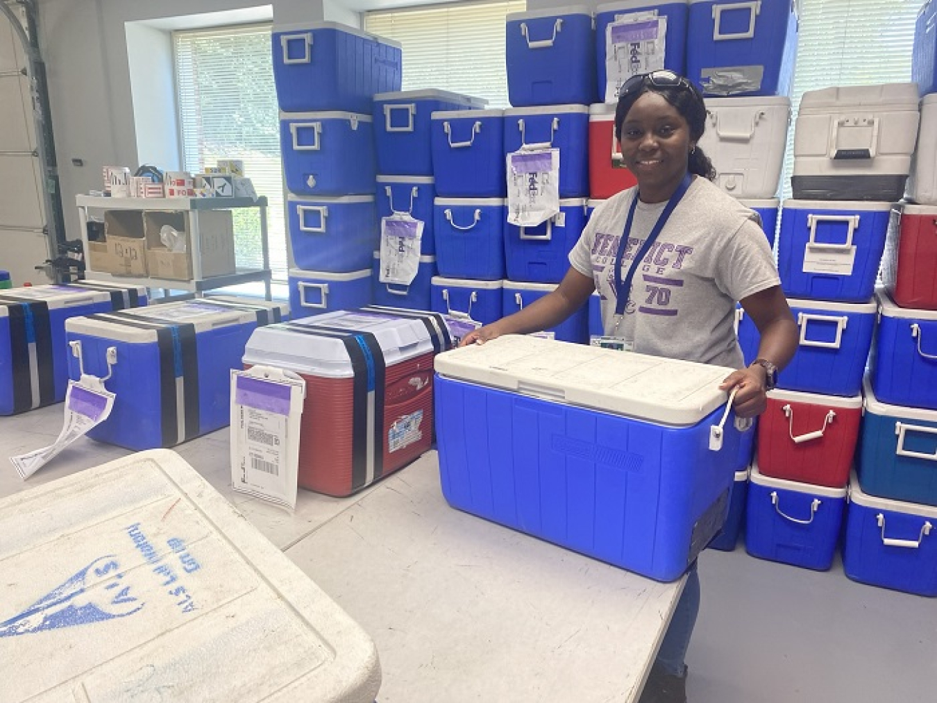 Benedict College environmental engineering student Dari Gabriel is using her internship to gain experience in environmental stewardship and soil and groundwater remediation.