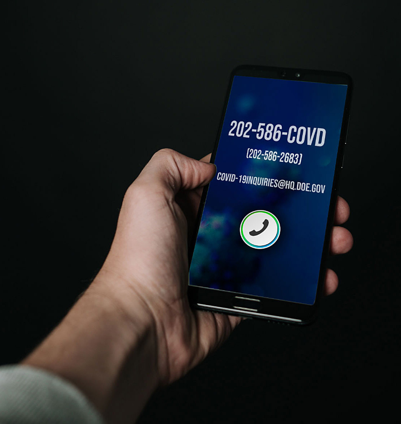 DOE COVID-19 Hotline (202) 586-2683