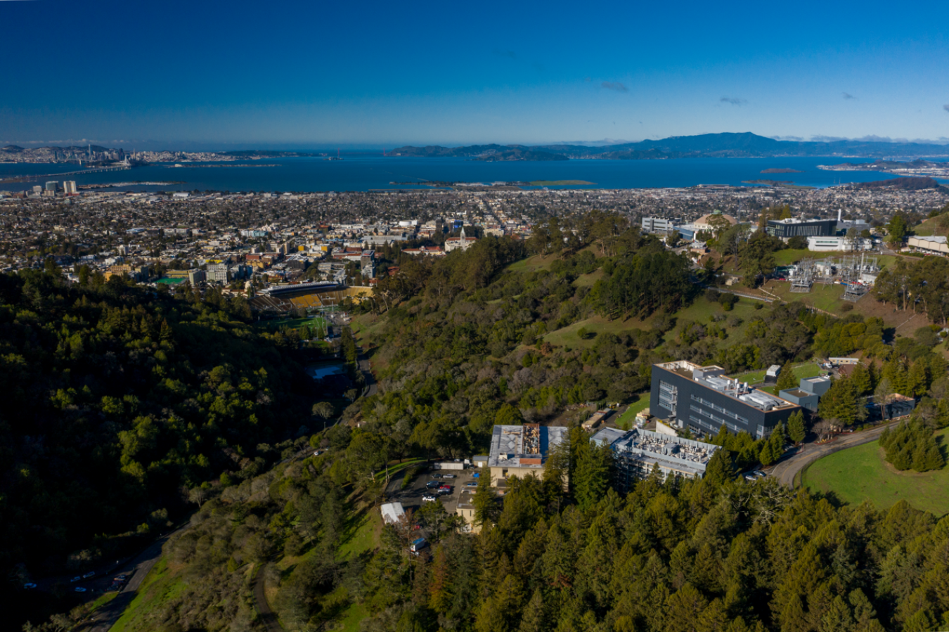 Aerial view of the Lawrence Berkeley National Laboratory campus