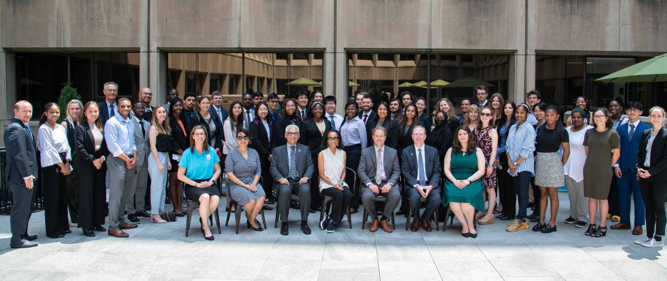 The MLEF Program’s 2022 class and speakers at the kickoff event.