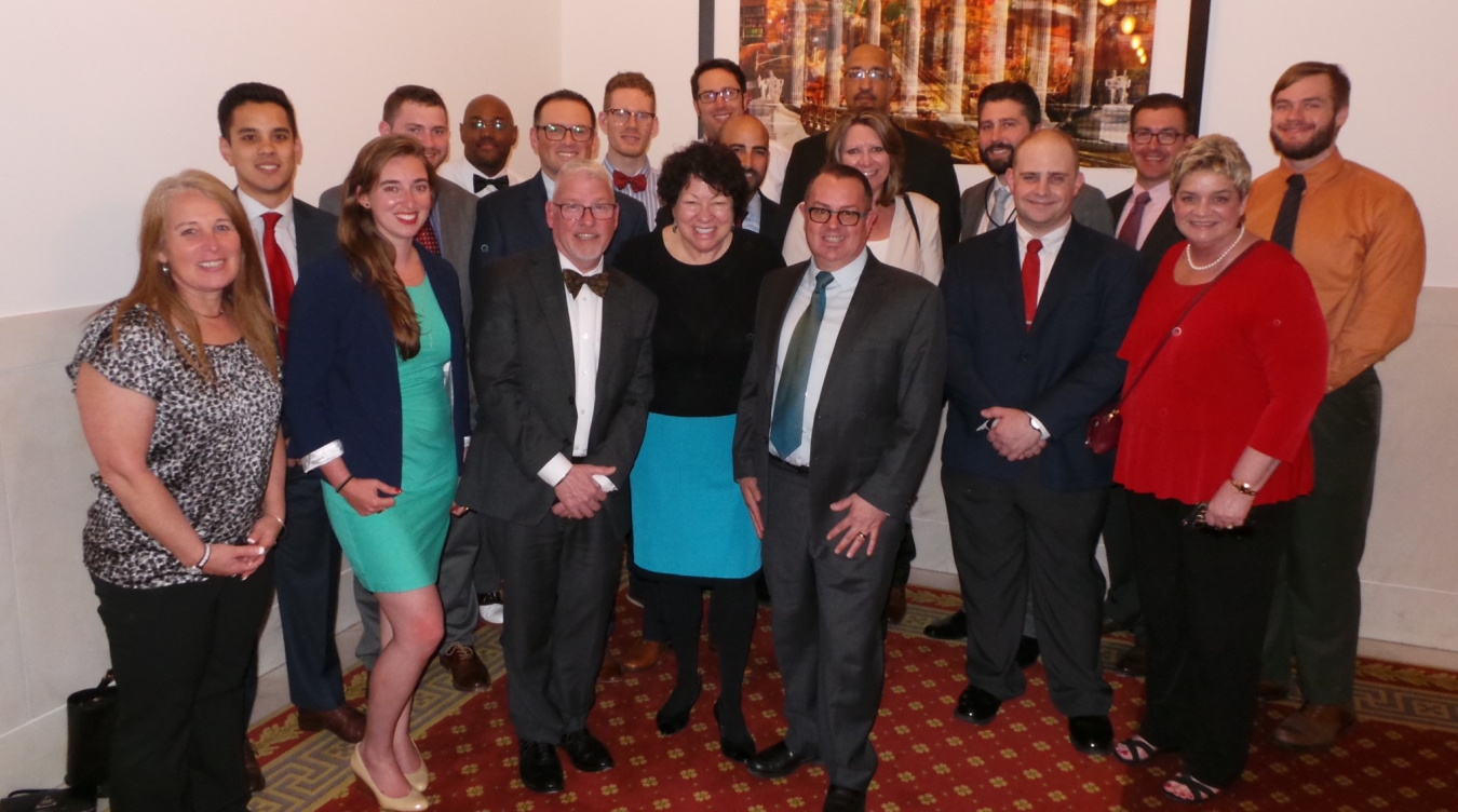 NNSA employees standing with U.S. Supreme Court Justice Sonia Sotomayor after a court tour