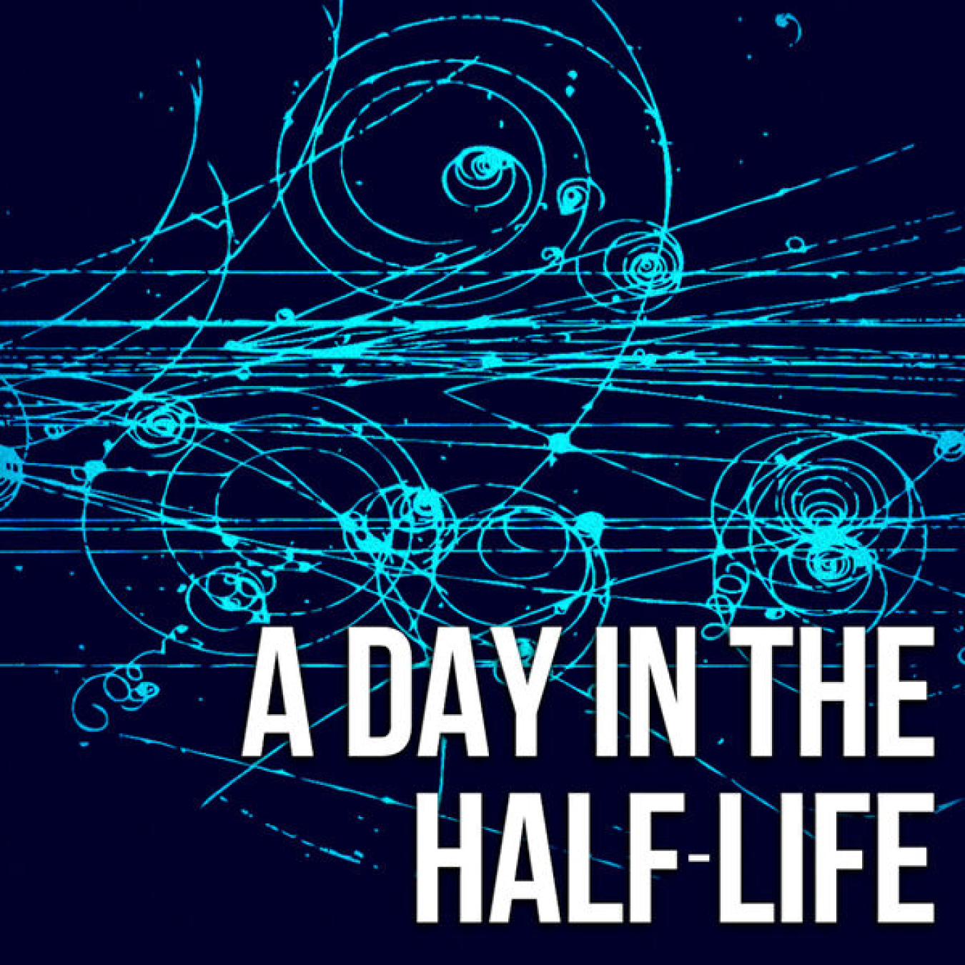 Logo for Berkeley Lab's podcast "A Day in the Half-Life"