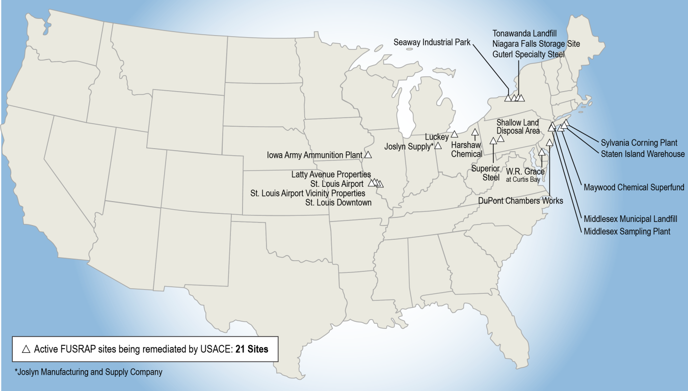 U.S. Army Corps of Engineers FUSRAP Sites